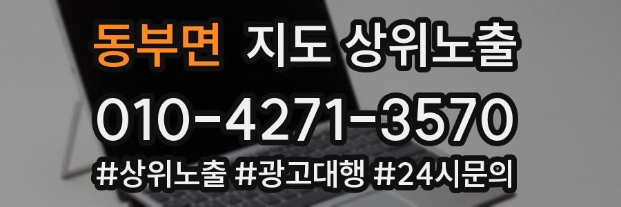 동부면 지도 상위 노출