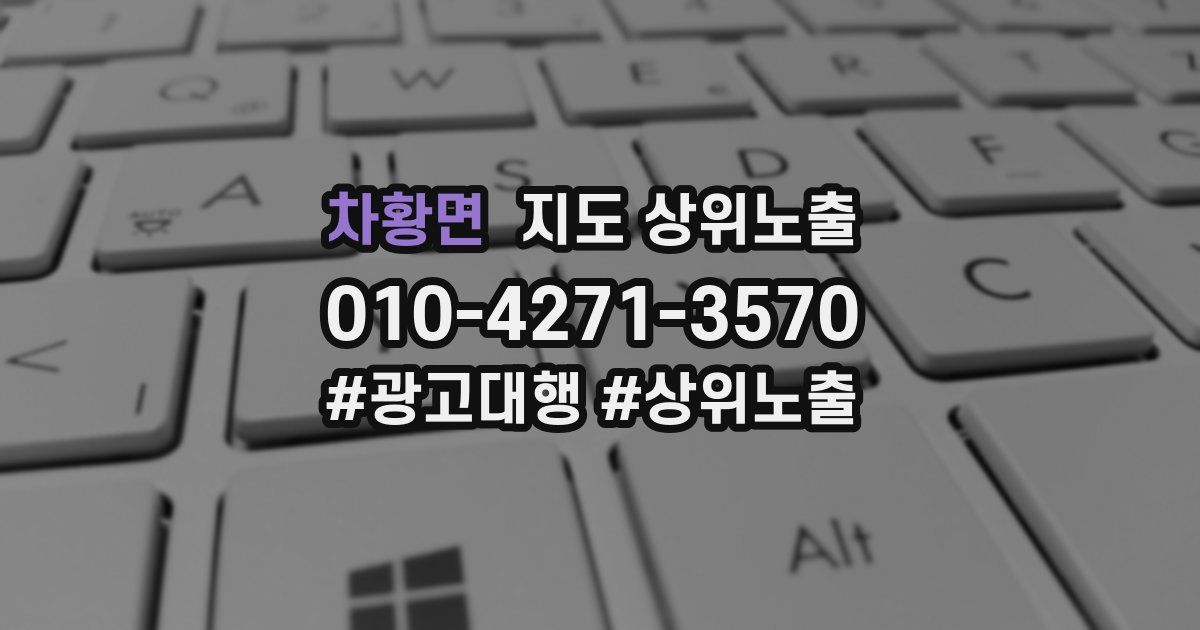 차황면 지도 상위 노출