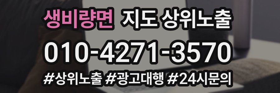 생비량면 지도 상위 노출