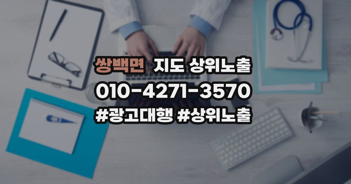 쌍백면 지도 상위 노출