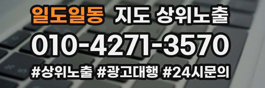 일도일동 지도 상위 노출