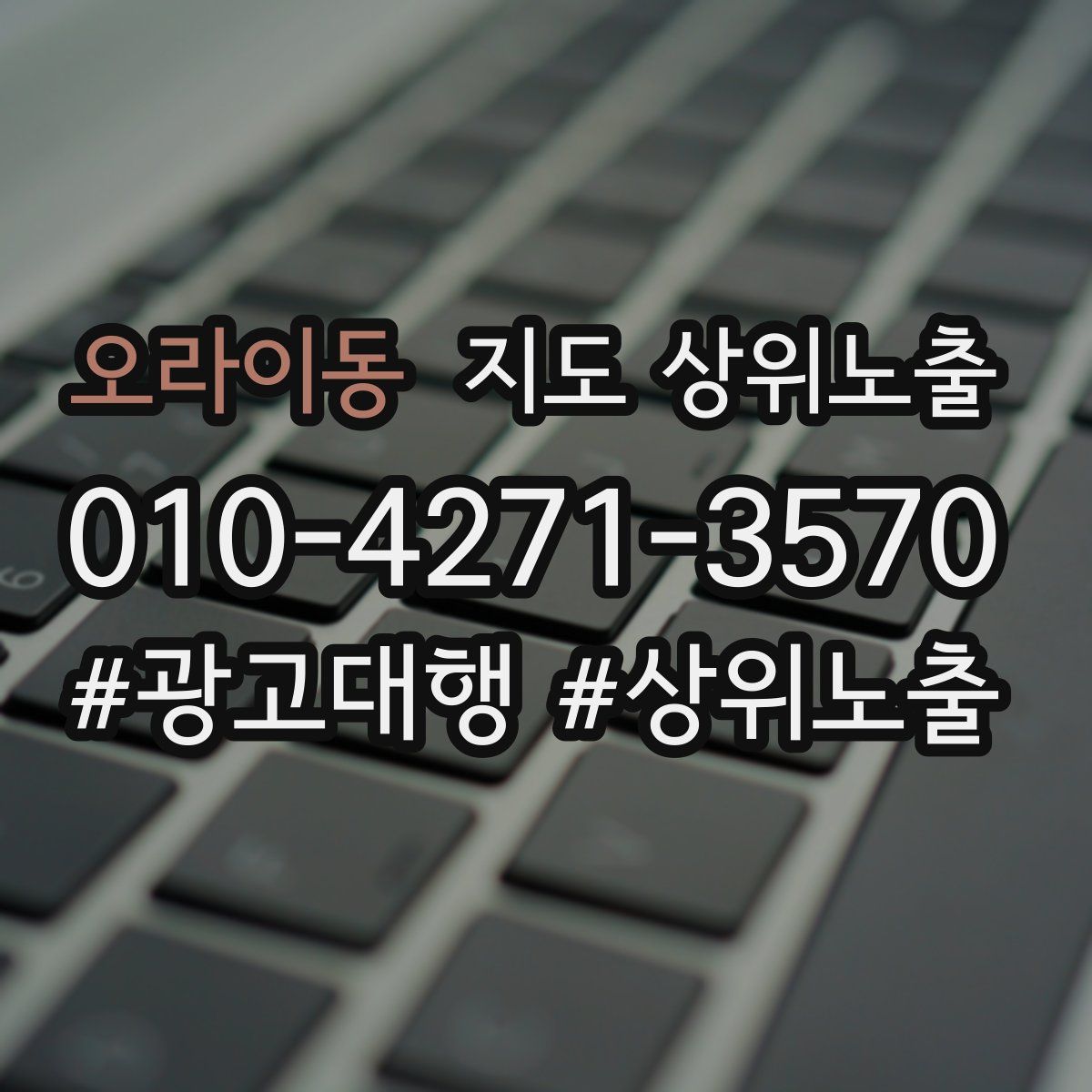오라이동 지도 상위 노출