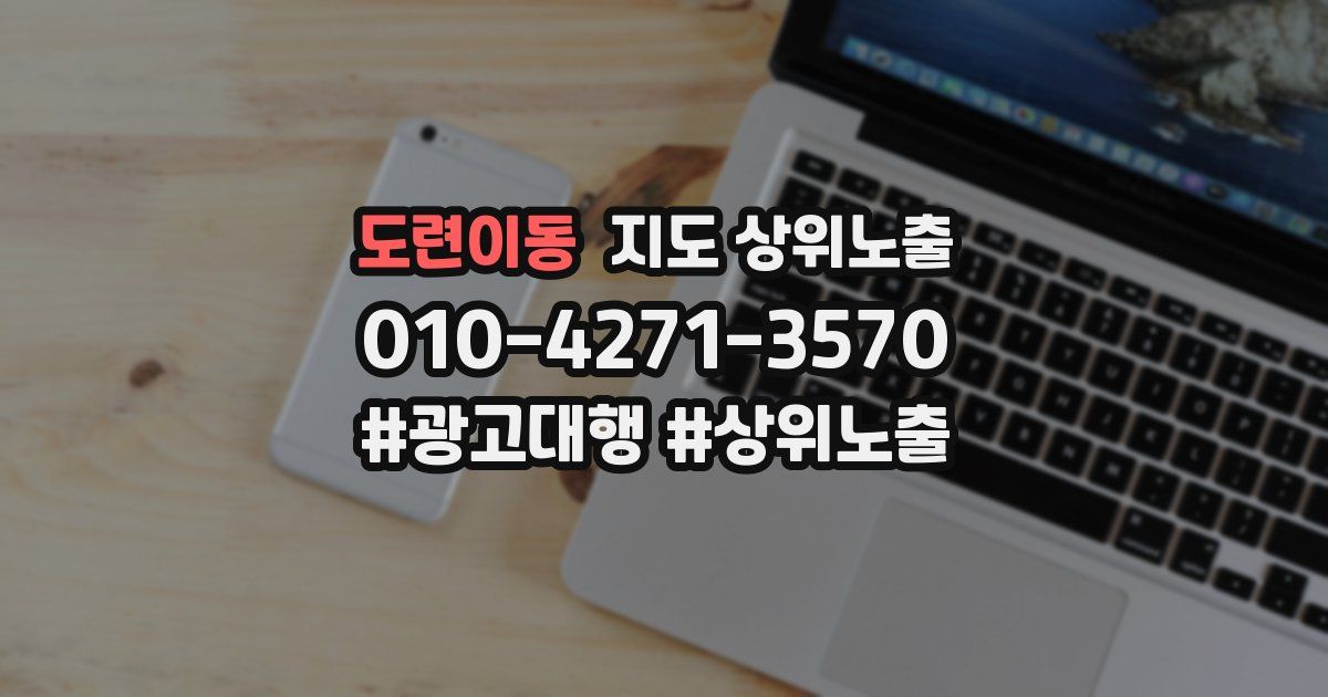 도련이동 지도 상위 노출
