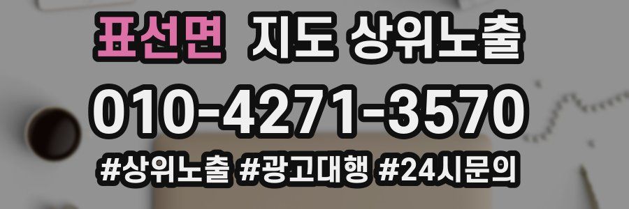 표선면 지도 상위 노출