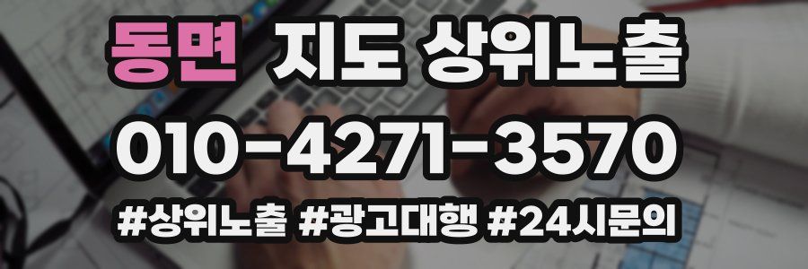 동면 지도 상위 노출