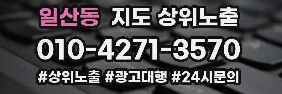 일산동 지도 상위 노출