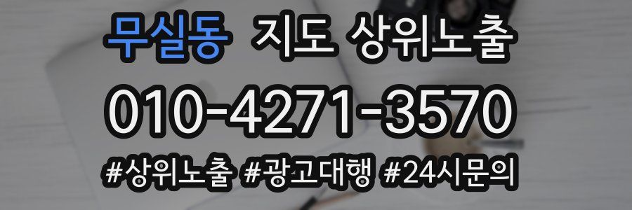 무실동 지도 상위 노출