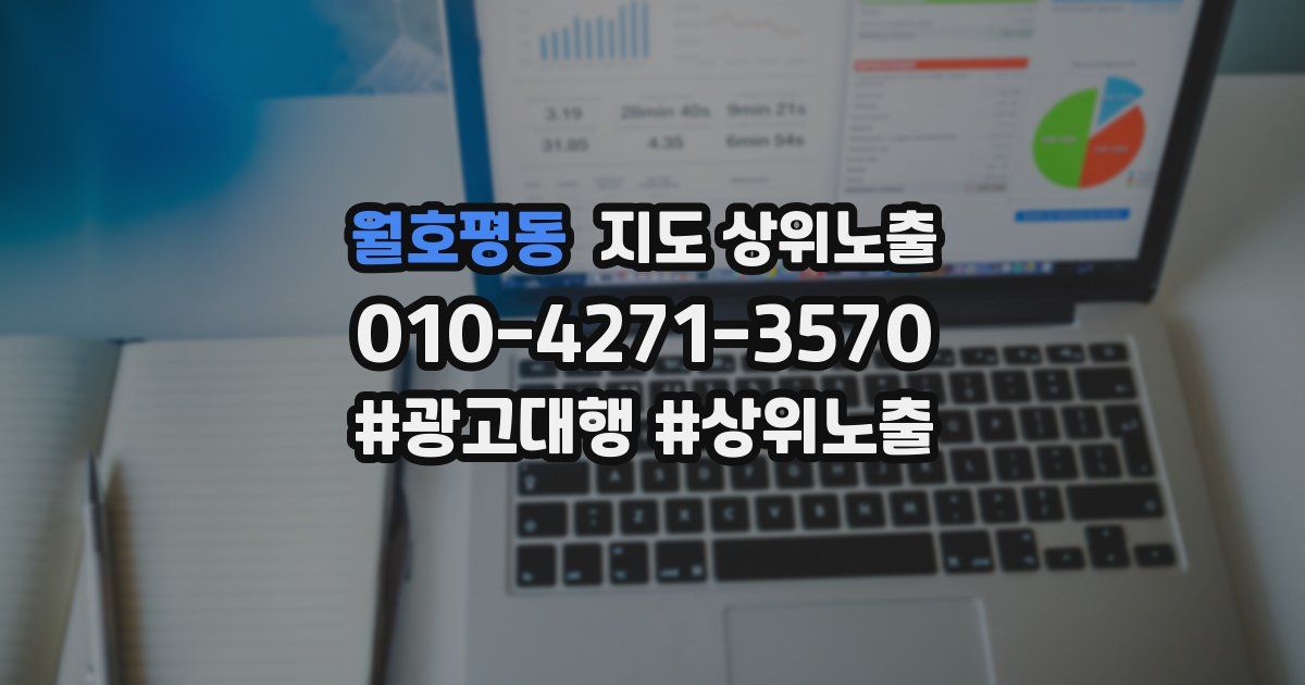 월호평동 지도 상위 노출