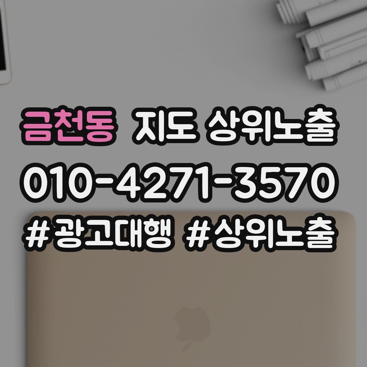 금천동 지도 상위 노출