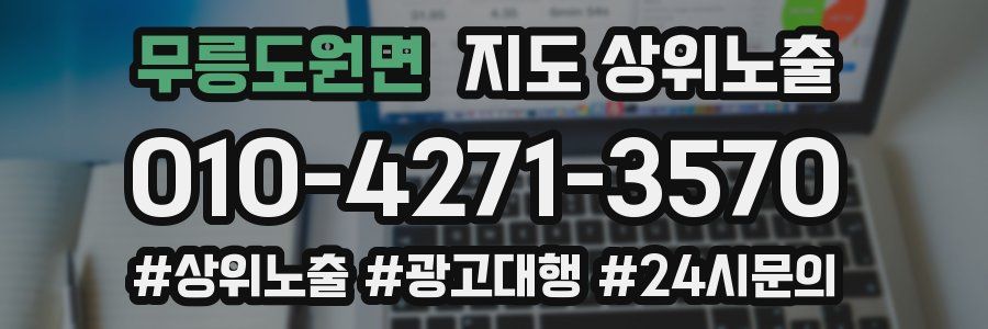 무릉도원면 지도 상위 노출