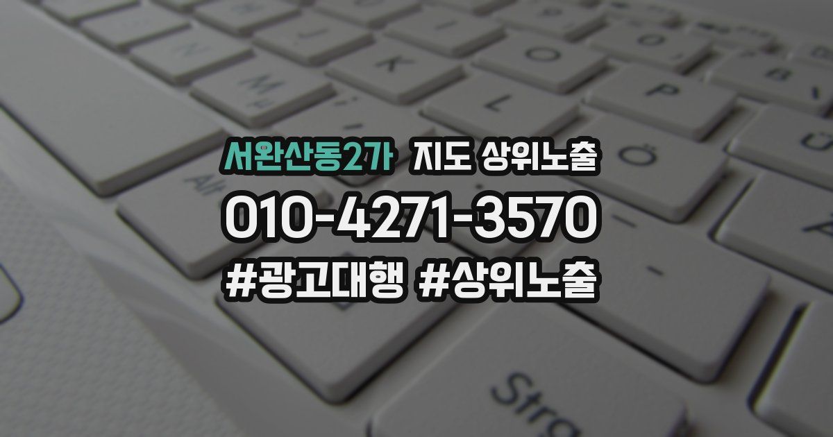 서완산동2가 지도 상위 노출