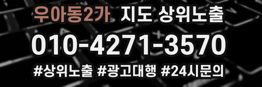 우아동2가 지도 상위 노출