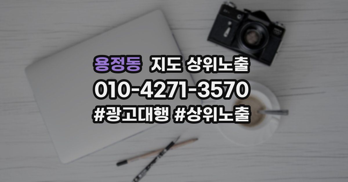 용정동 지도 상위 노출