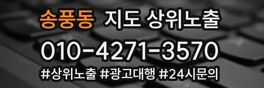 송풍동 지도 상위 노출