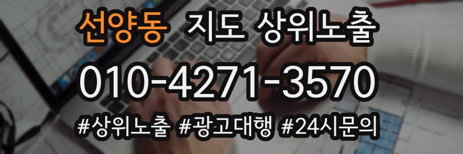 선양동 지도 상위 노출