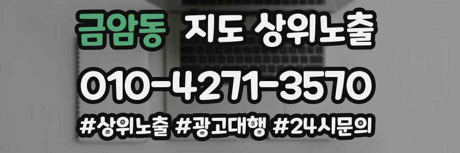 금암동 지도 상위 노출