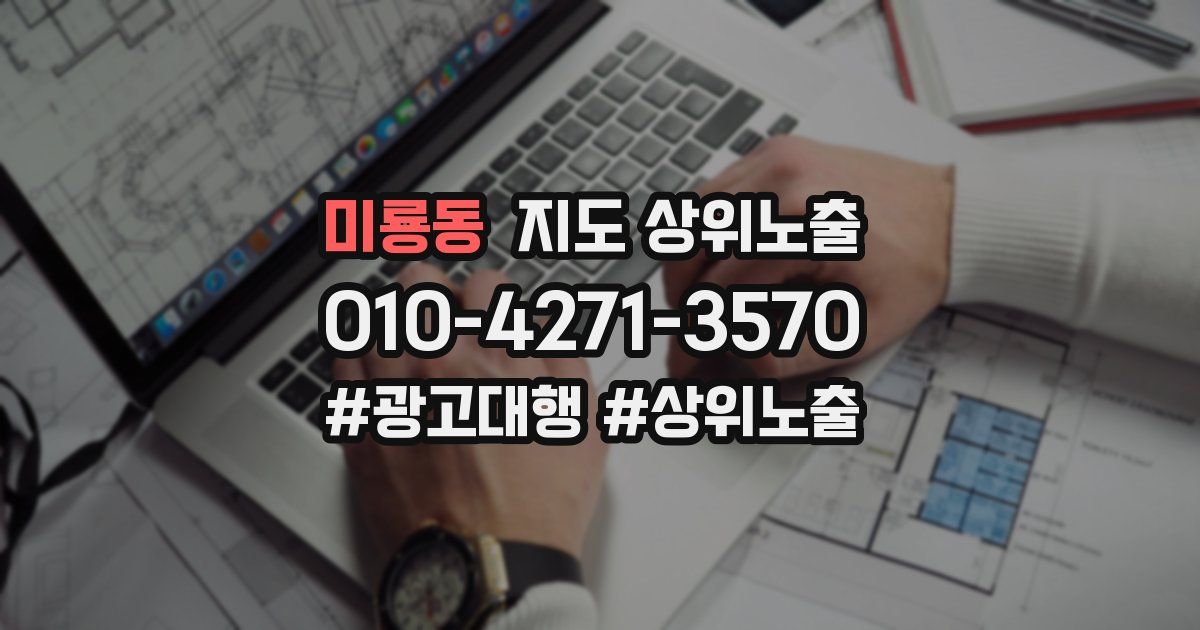 미룡동 지도 상위 노출
