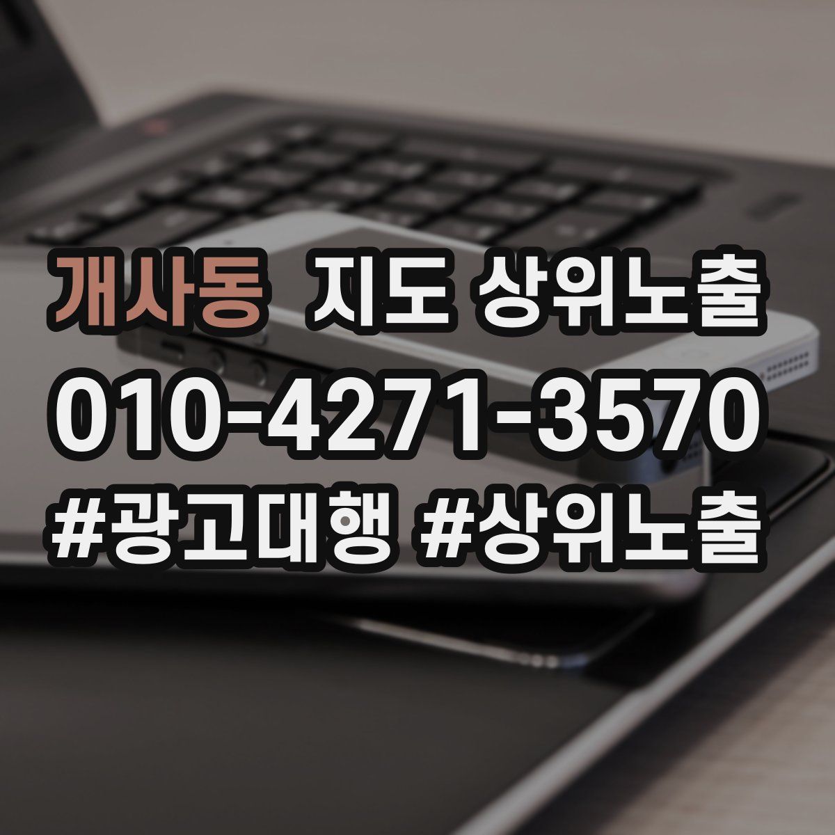 개사동 지도 상위 노출