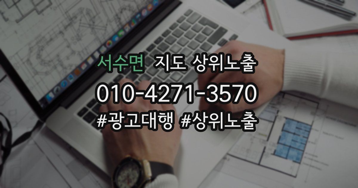 서수면 지도 상위 노출