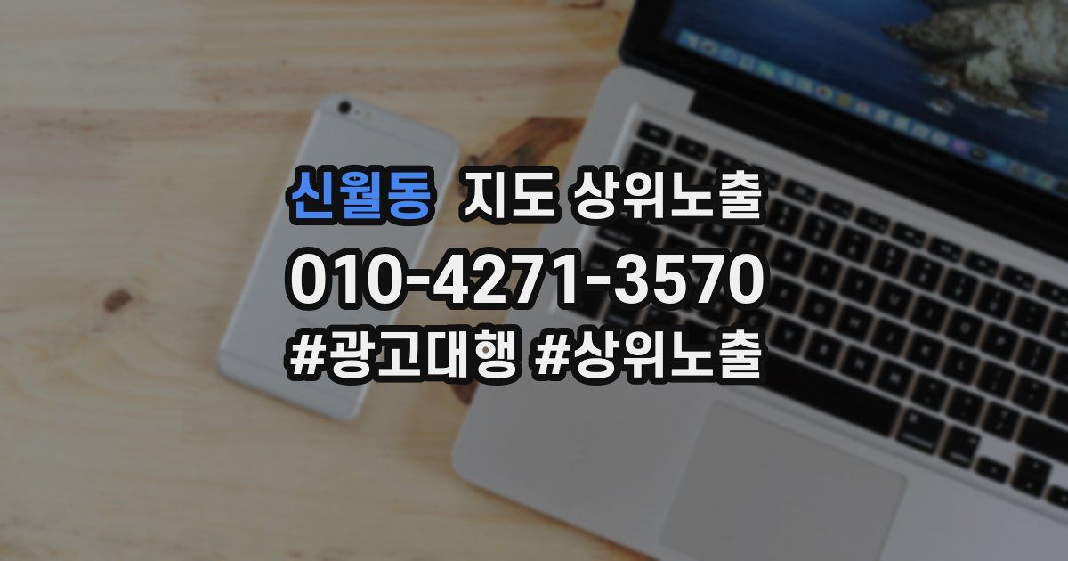 신월동 지도 상위 노출