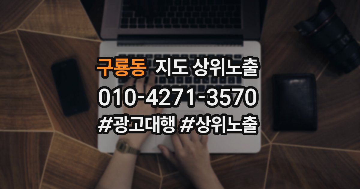 구룡동 지도 상위 노출