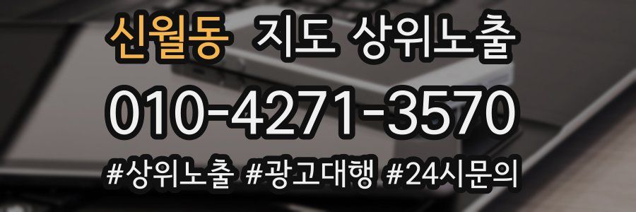 신월동 지도 상위 노출