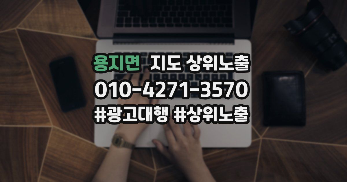 용지면 지도 상위 노출