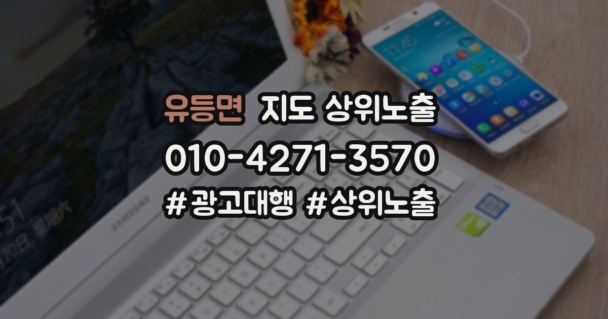유등면 지도 상위 노출