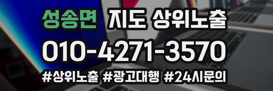 성송면 지도 상위 노출