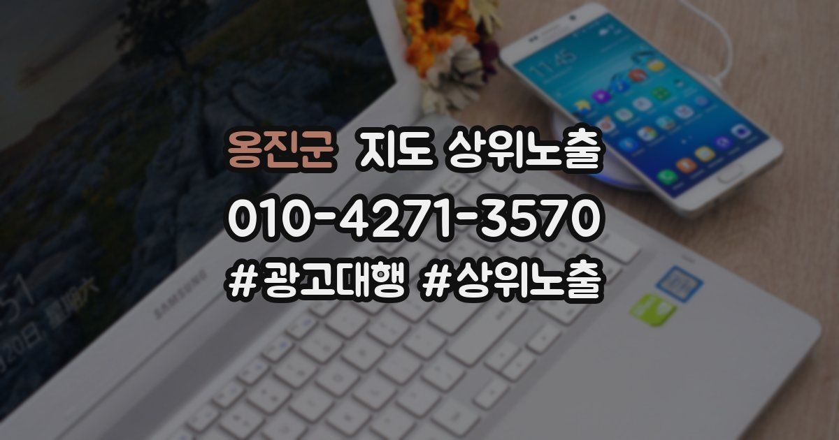 옹진군 지도 상위 노출