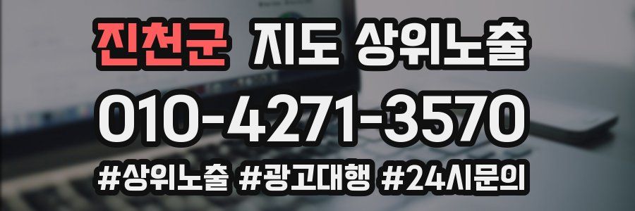 진천군 지도 상위 노출