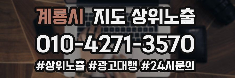 계룡시 지도 상위 노출