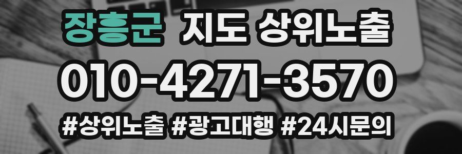 장흥군 지도 상위 노출