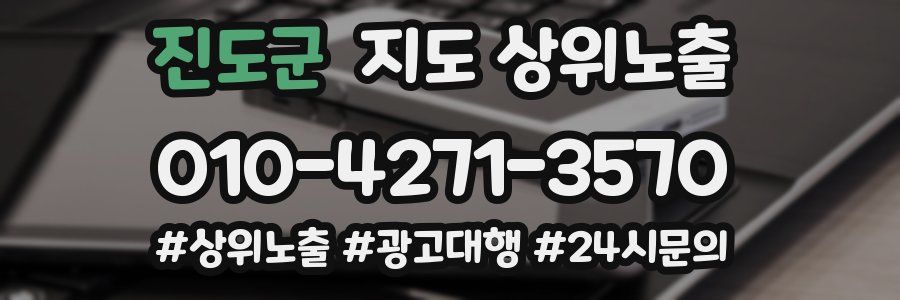 진도군 지도 상위 노출