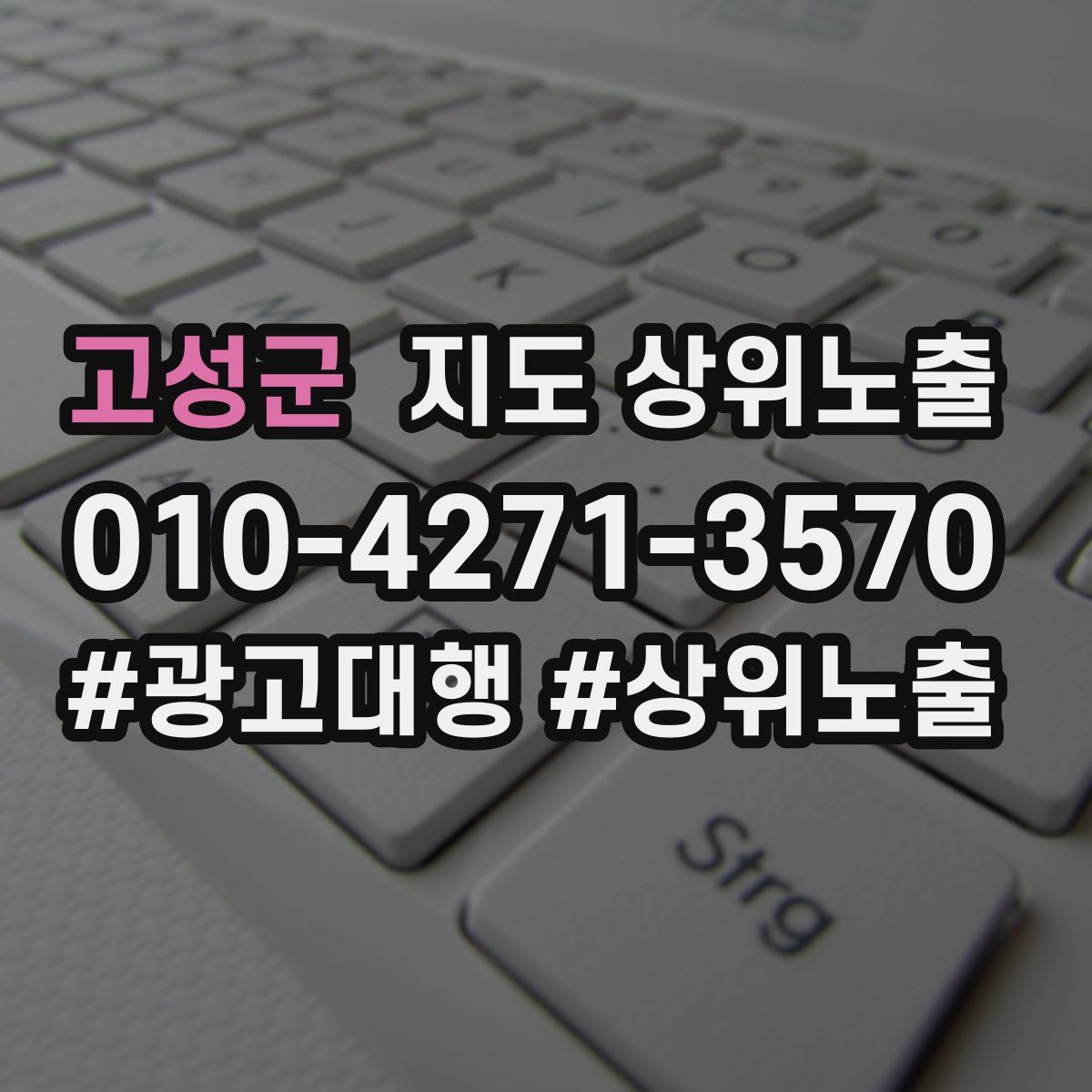 고성군 지도 상위 노출