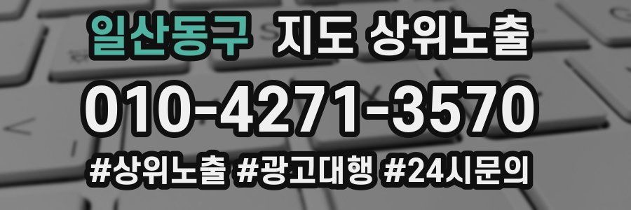 일산동구 지도 상위 노출