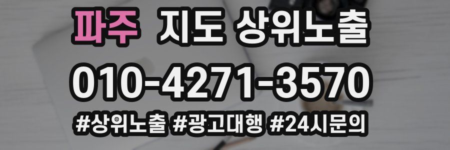 파주 지도 상위 노출