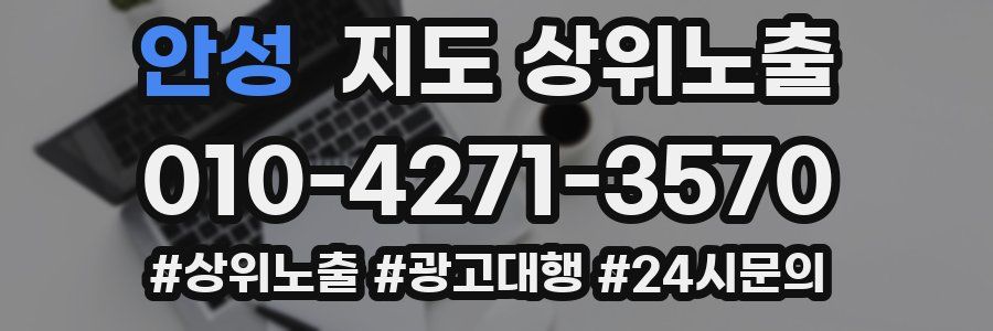 안성 지도 상위 노출