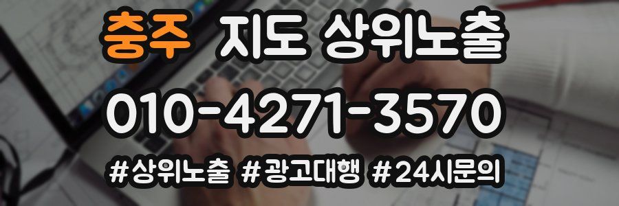 충주 지도 상위 노출