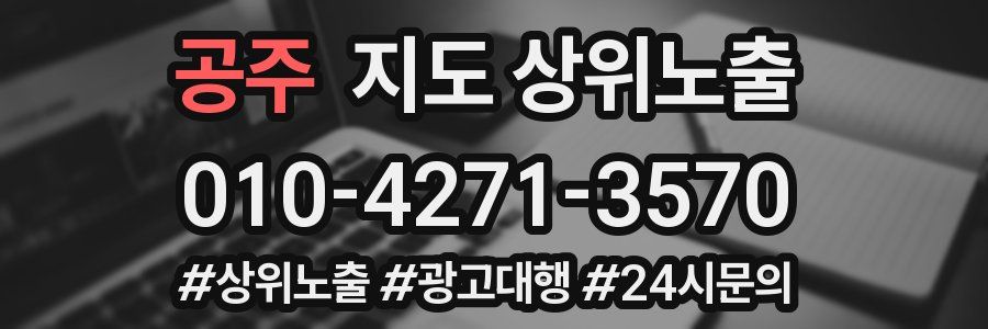 공주 지도 상위 노출