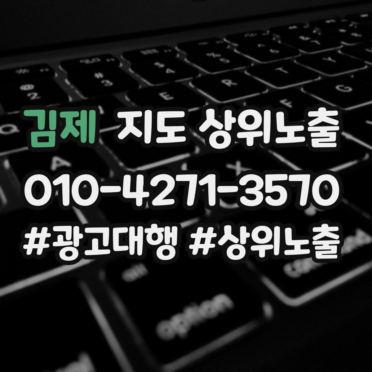 김제 지도 상위노출 출장 업종은 연락 버튼이 핵심이다