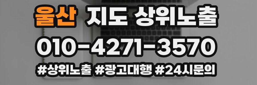 울산 지도 상위 노출
