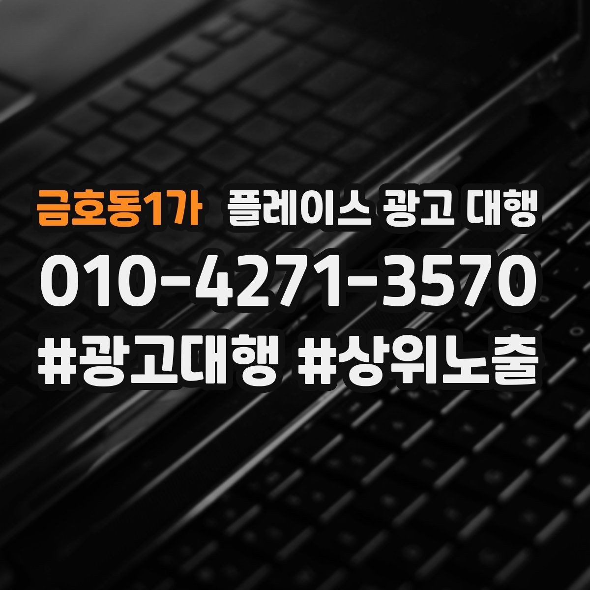 금호동1가 플레이스 광고 대행 현황 분석으로 보는 개선 방향