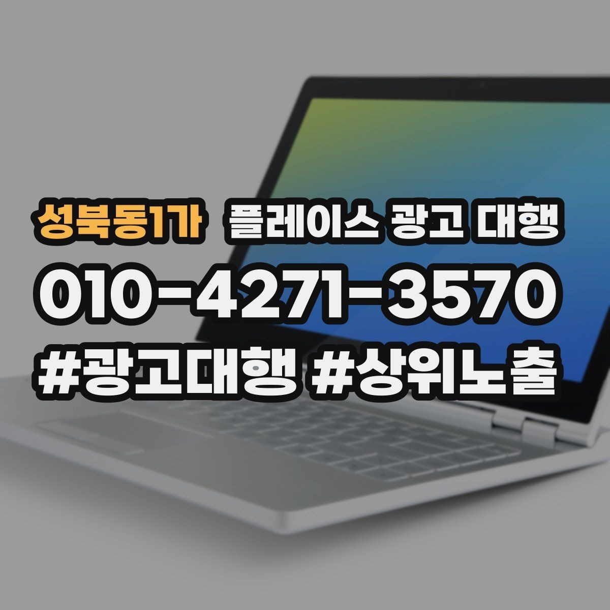 성북동1가 플레이스 광고 대행 예산 대비 효율을 살피는 관점