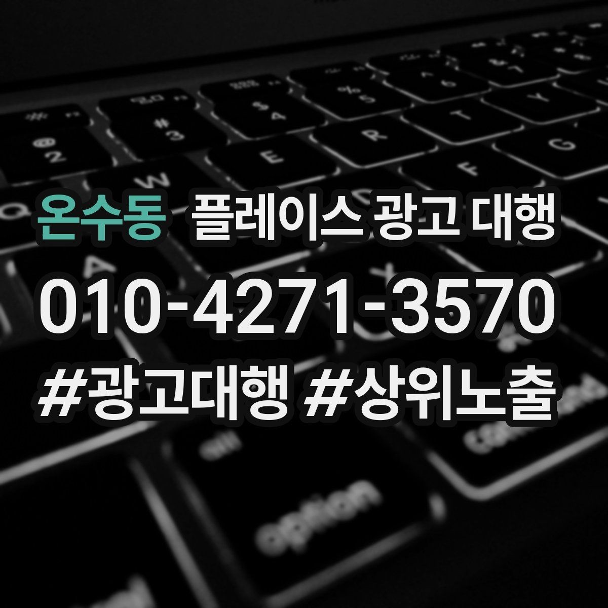 온수동 플레이스 광고 대행 운영 시 확인할 지역 키워드