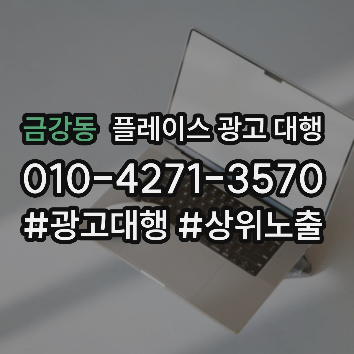 금강동 플레이스 광고 대행 지역 고객 특성에 맞춘 안내 방식