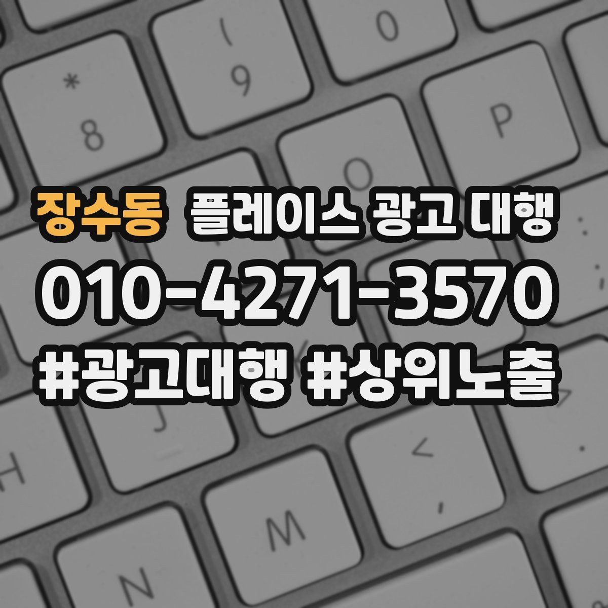 장수동 플레이스 광고 대행 운영 시 확인할 지역 키워드
