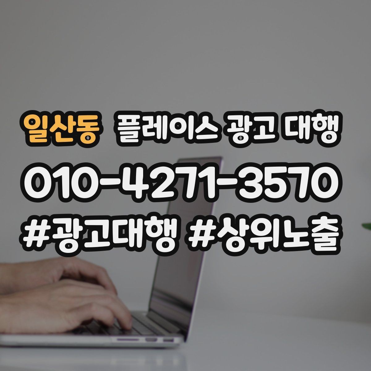 일산동 플레이스 광고 대행 노출 순위만 보면 놓치는 것