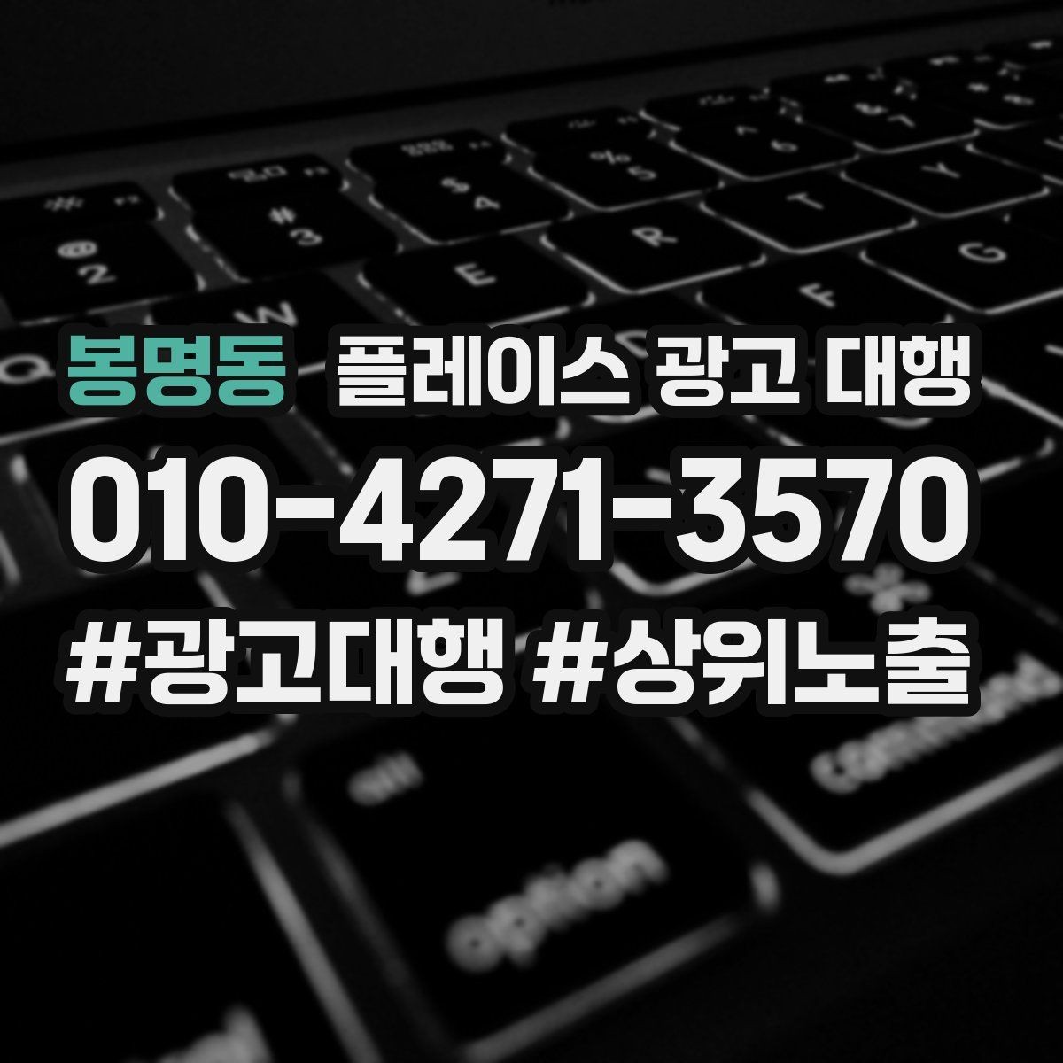 봉명동 플레이스 광고 대행 상위 노출만으로 판단하면 안 되는 이유