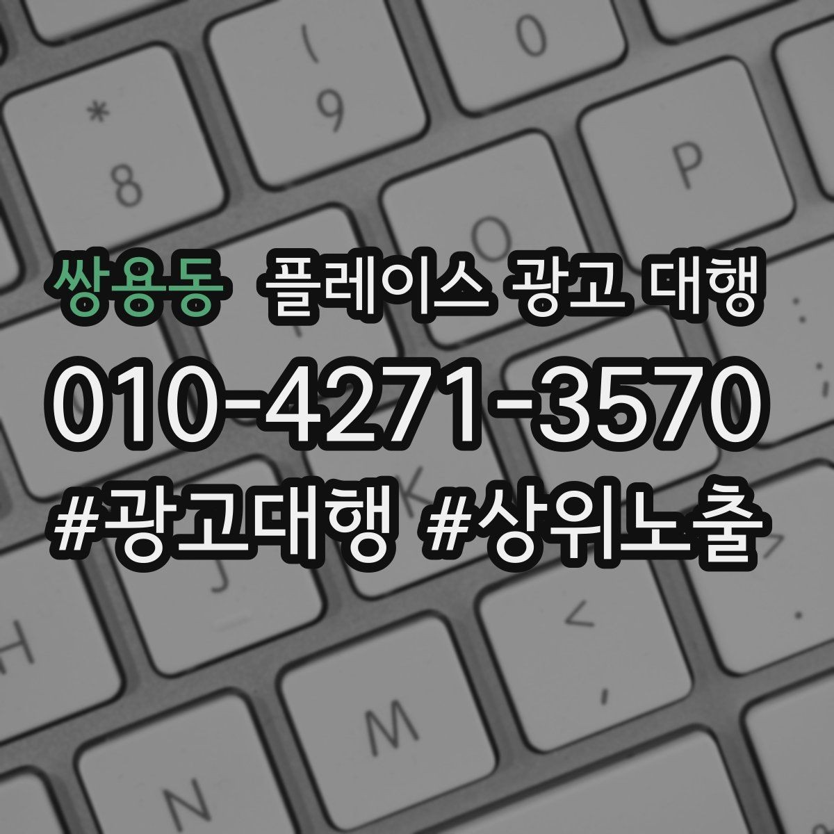 쌍용동 플레이스 광고 대행 초보 사장님이 알아둘 기본